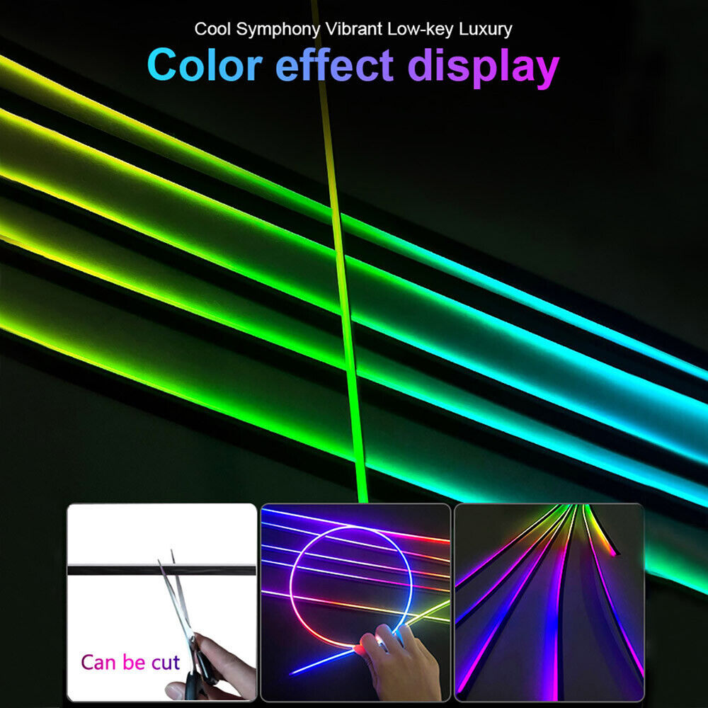 Lampu setrip LED 22 dalam 1 RG - Car Dashboard Light Fiber Optic ulasan dan harga