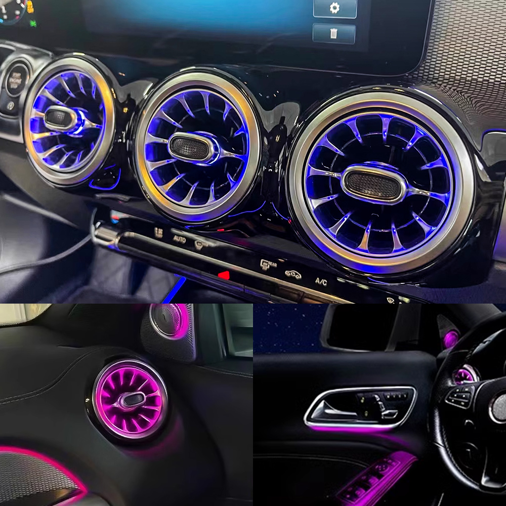 Untuk Benz W176 W117 W156 X156 - Car Ambient Lighting 64 Color ulasan dan harga