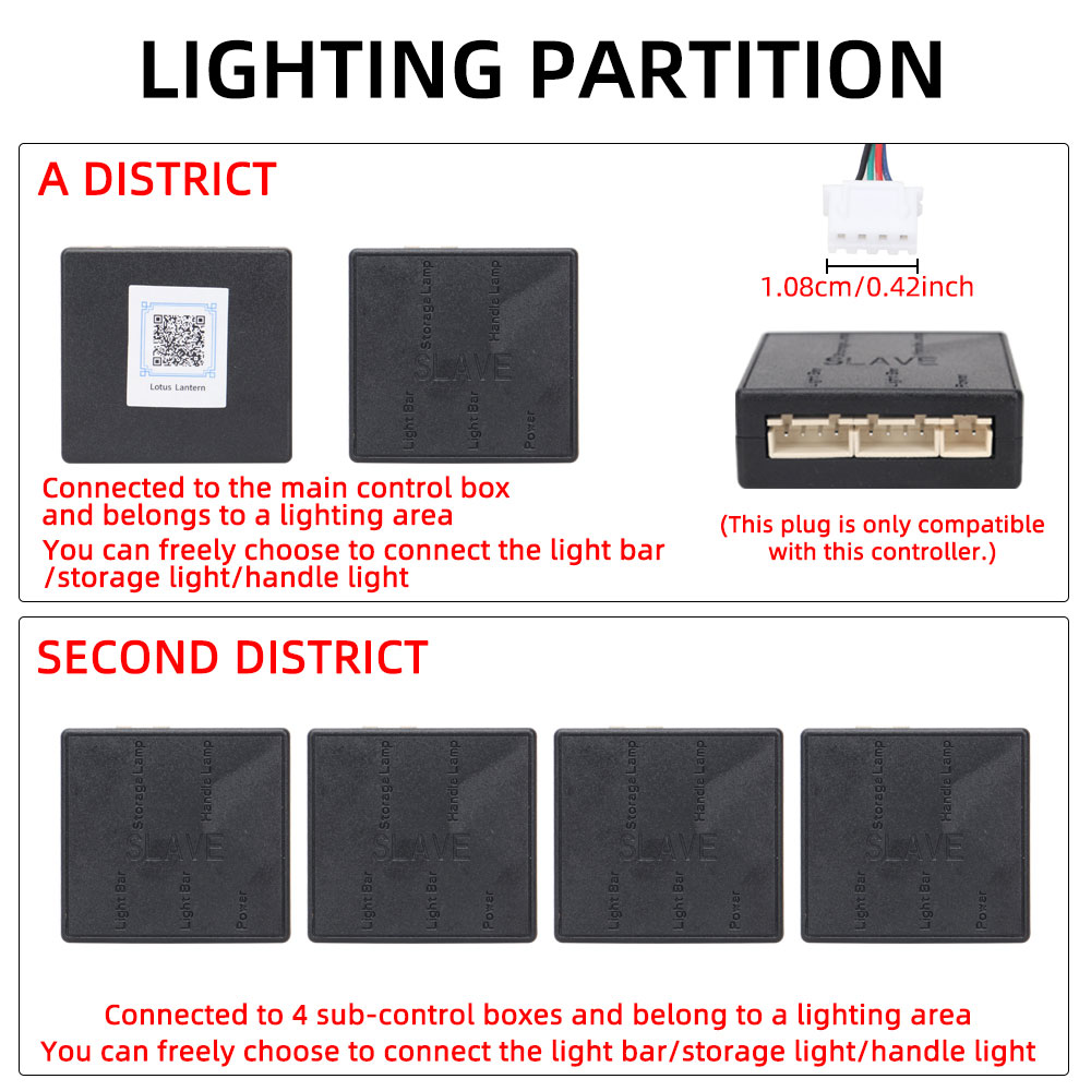 Lampu suasana mobil RBG 64 war - Car Ambient Lighting 64 Color ulasan dan harga