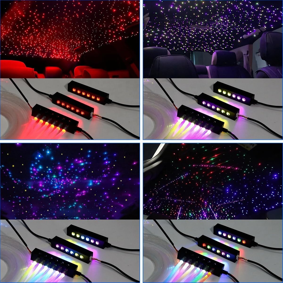 Sumber Cahaya Langit-Langit Se - Car Roof Star Light Fiber Optic ulasan dan harga
