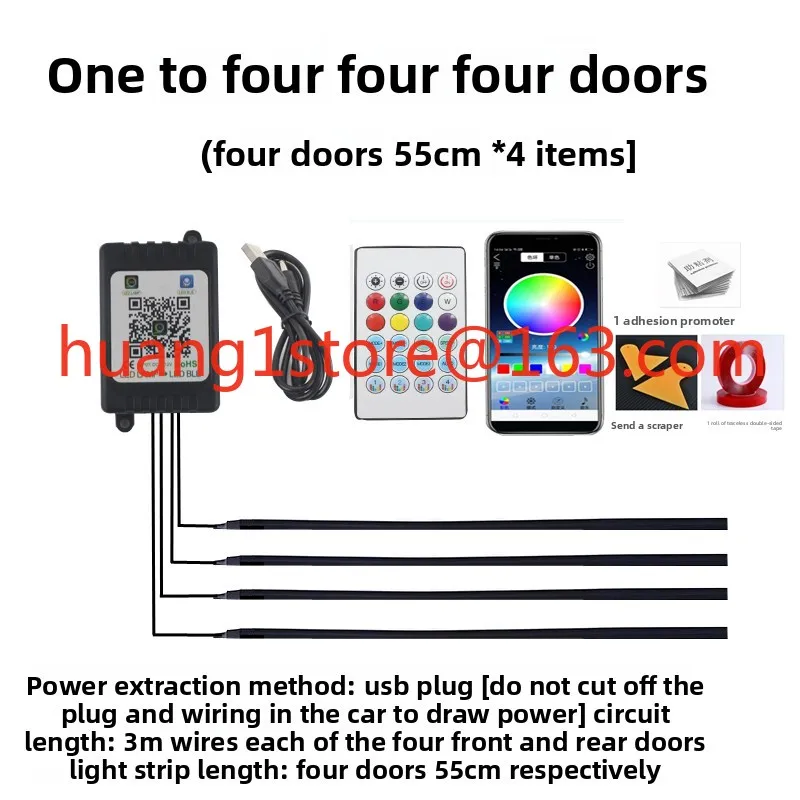 Lampu Ambient Akrilik Mobil Sy - Car Ambient Light Door Panel Acrylic ulasan dan harga