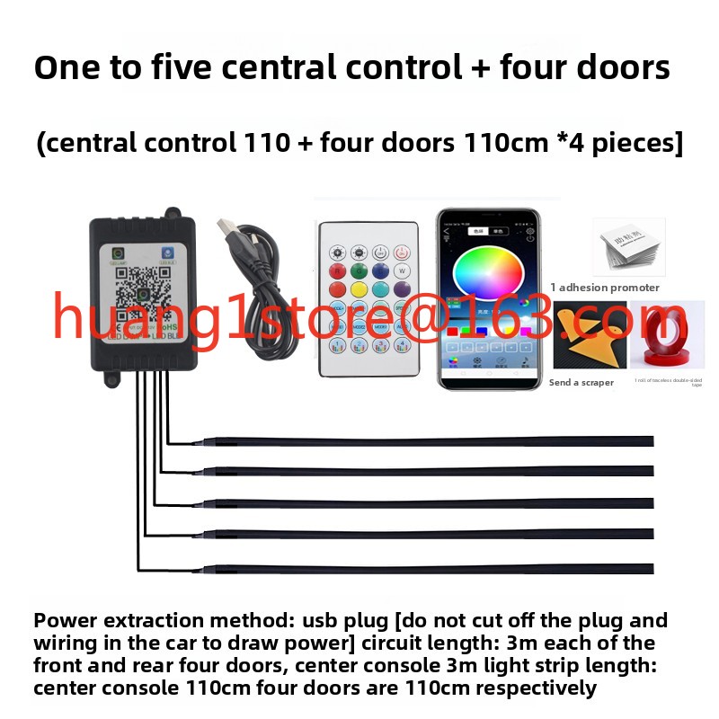 Lampu Ambient Akrilik Mobil Sy - Car Ambient Light Door Panel Acrylic ulasan dan harga