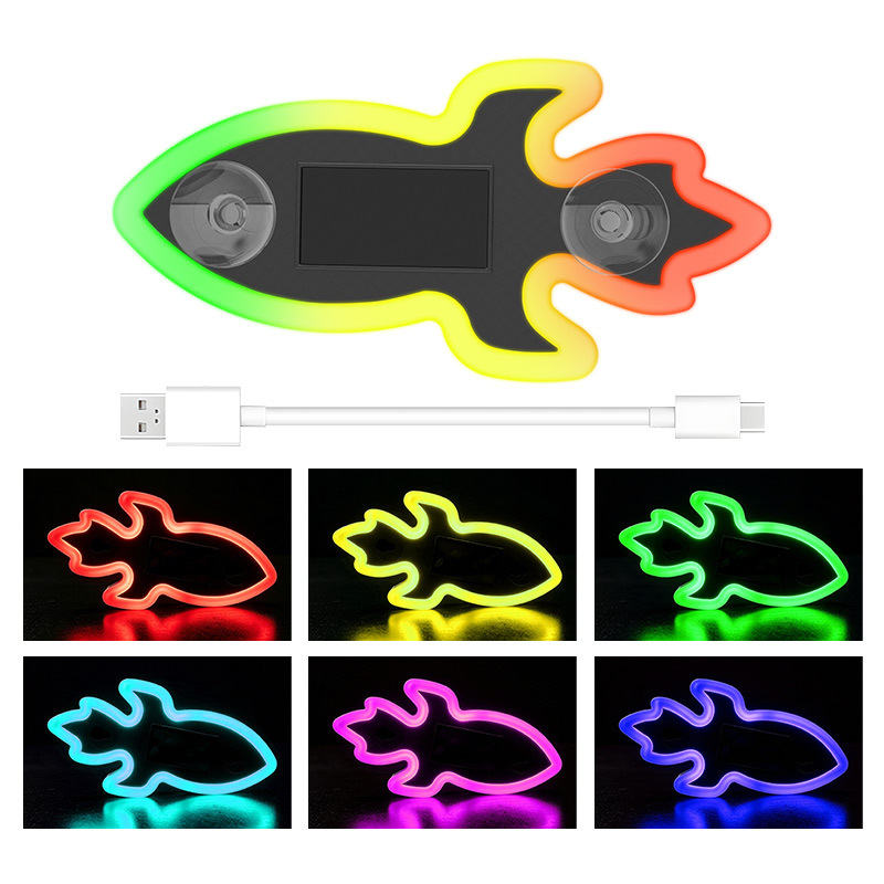 1 Buah Lampu Dekorasi Neon USB - Car Interior Neon Light Usb ulasan dan harga