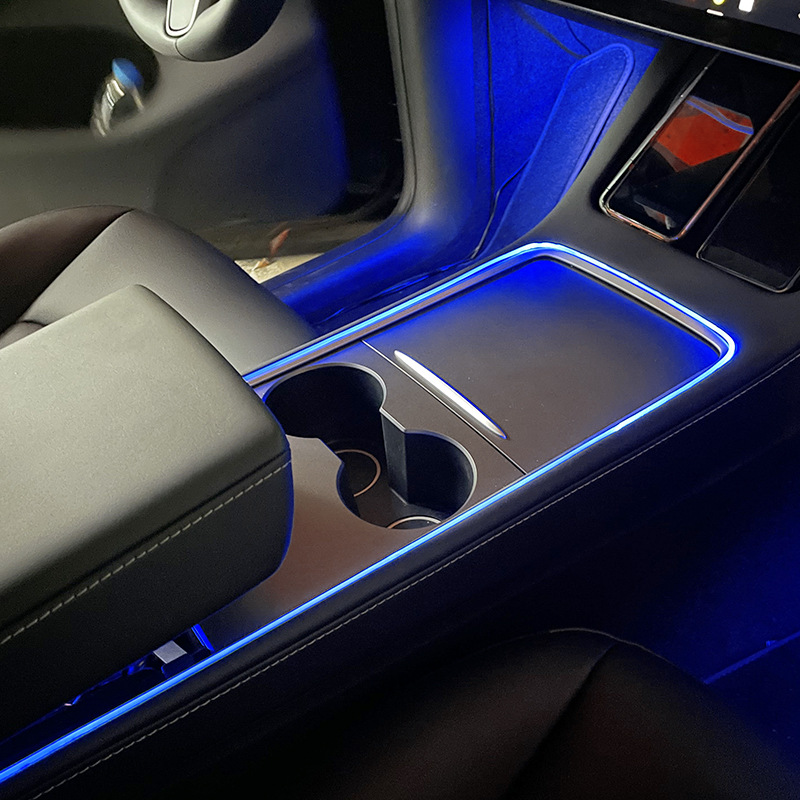 Cocok untuk model 3 tahun 2018 - Car Dashboard Light Fiber Optic ulasan dan harga