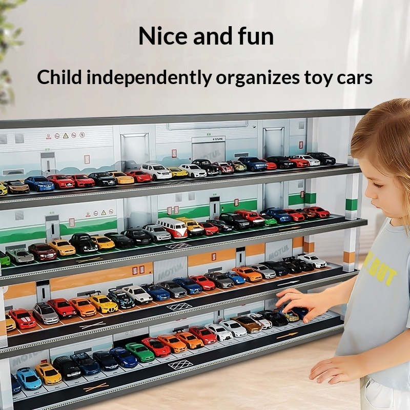 Model Garasi Parkir Skala 1:64 - Car Ambient Lighting 18 In 1 ulasan dan harga