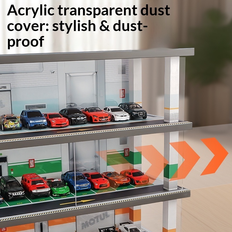Model Garasi Parkir Skala 1:64 - Car Ambient Lighting 18 In 1 ulasan dan harga