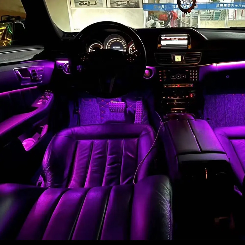 Kit Mobil Pencahayaan Sekitar  - Car Ambient Lighting 18 In 1 ulasan dan harga